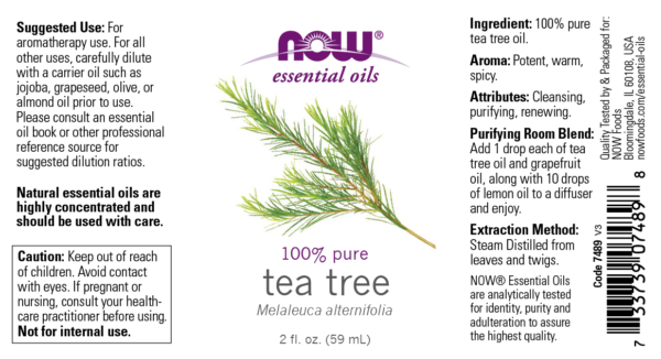 Tea Tree Oil - 2 fl. oz. - Image 2