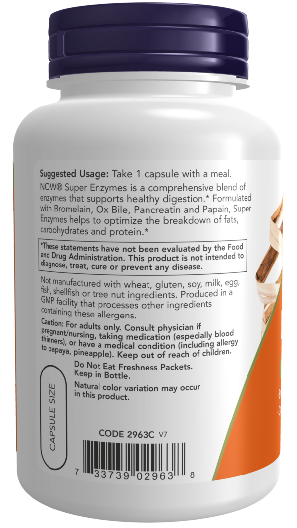 Super Enzymes - 90 Capsules - Image 3