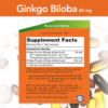 Ginkgo Biloba 60 mg - 60 Veg Capsules - Image 2