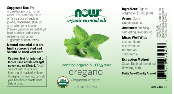 Oregano Oil, Organic - 1 fl. oz. - Image 2