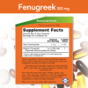 Fenugreek 500 mg - 100 Veg Capsules - Image 2