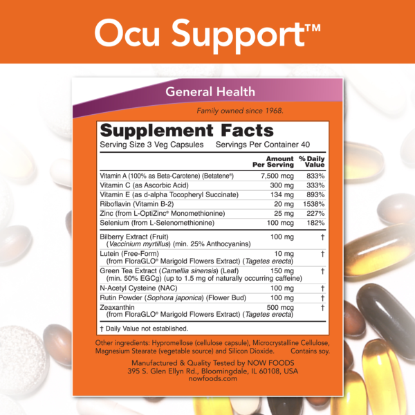 Ocu Support™- 120 Veg Capsules - Image 2