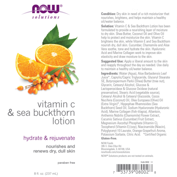Vitamin C & Sea Buckthorn Lotion - 8 fl. oz. - Image 2