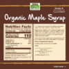 Maple Syrup, Organic Grade A Dark Color - 32 oz. - Image 2