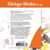 Ginkgo Biloba 60 mg - 60 Veg Capsules - Image 3