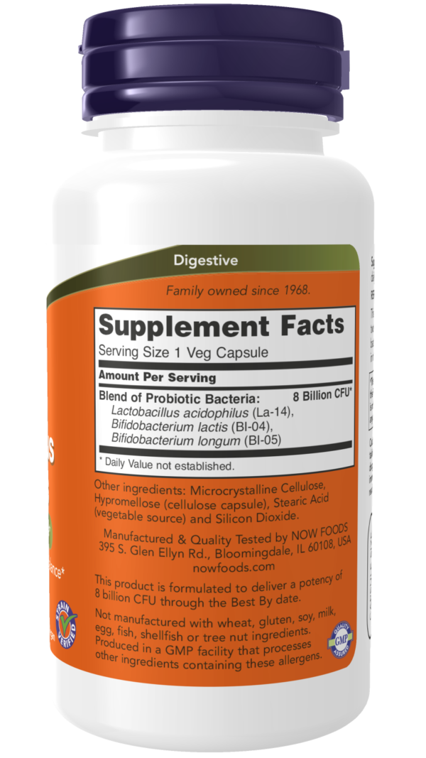 8 Billion Acidophilus & Bifidus - 120 Veg Capsules - Image 2