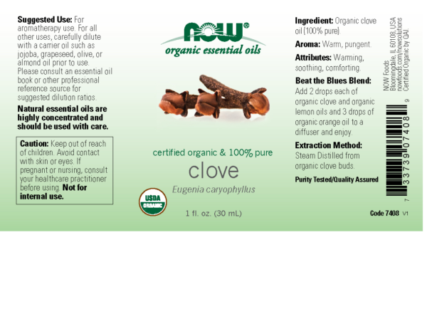 Clove Oil, Organic - 1 fl. oz. - Image 2