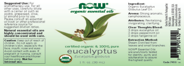 Eucalyptus Globulus Oil, Organic - 1 fl. oz. - Image 2