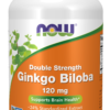 Ginkgo Biloba, Double Strength 120 mg - 100 Veg Capsules