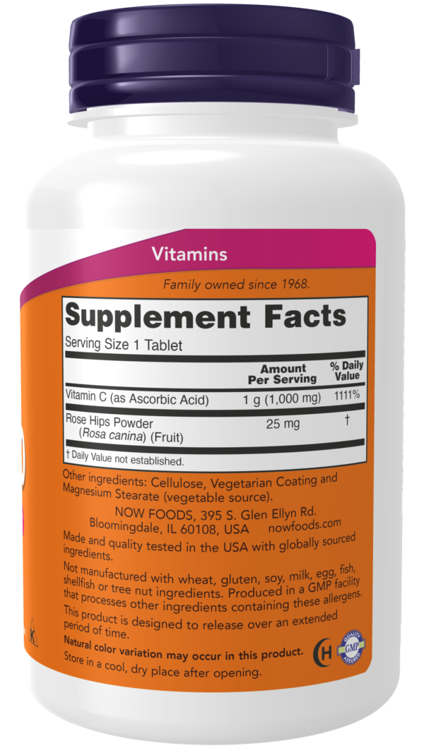 Vitamin C-1000 Sustained Release - 100 Tablets - Image 2