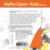 Alpha Lipoic Acid, Extra Strength 600 mg - 60 Veg Capsules - Image 3
