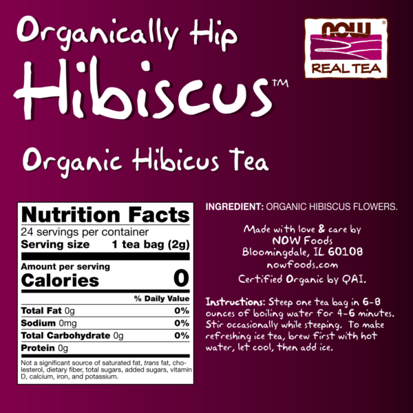 Organically Hip Hibiscus™ Tea - 24 Tea Bags - Image 2