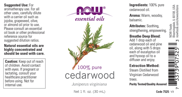 Cedarwood Oil - 1 fl. oz. - Image 2