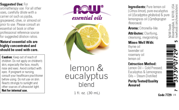 Lemon & Eucalyptus Oil Blend - 1 fl. oz. - Image 2