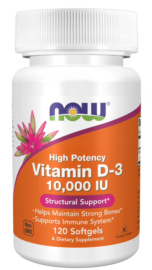 Vitamin D-3 10,000 IU - 120 Softgels