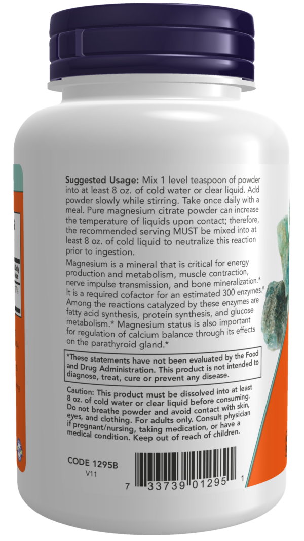 Magnesium Citrate Pure Powder - 8 oz - Image 3