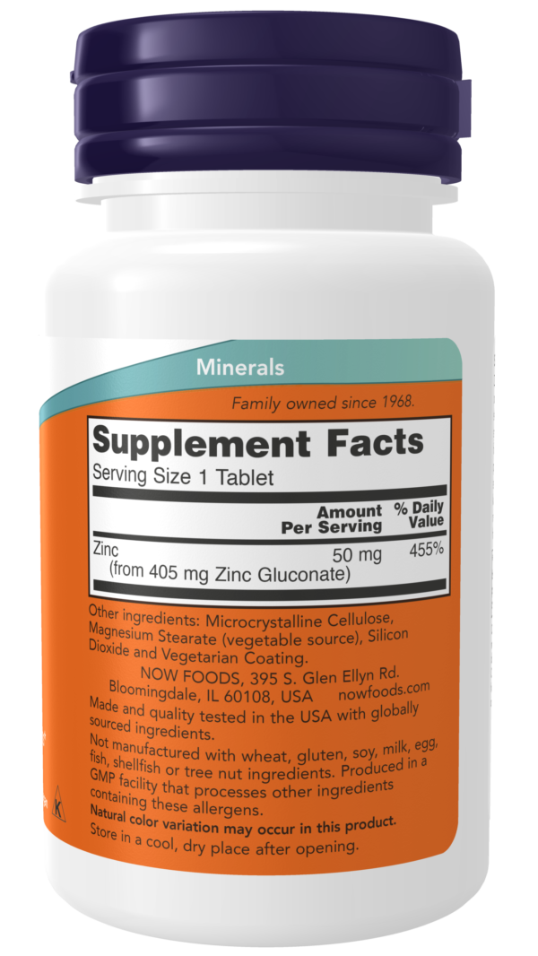 Zinc 50 mg - 100 Tablets - Image 2