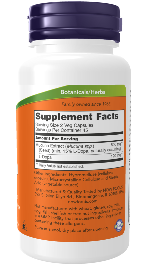 Dopa Mucuna - 90 Veg Capsules - Image 3