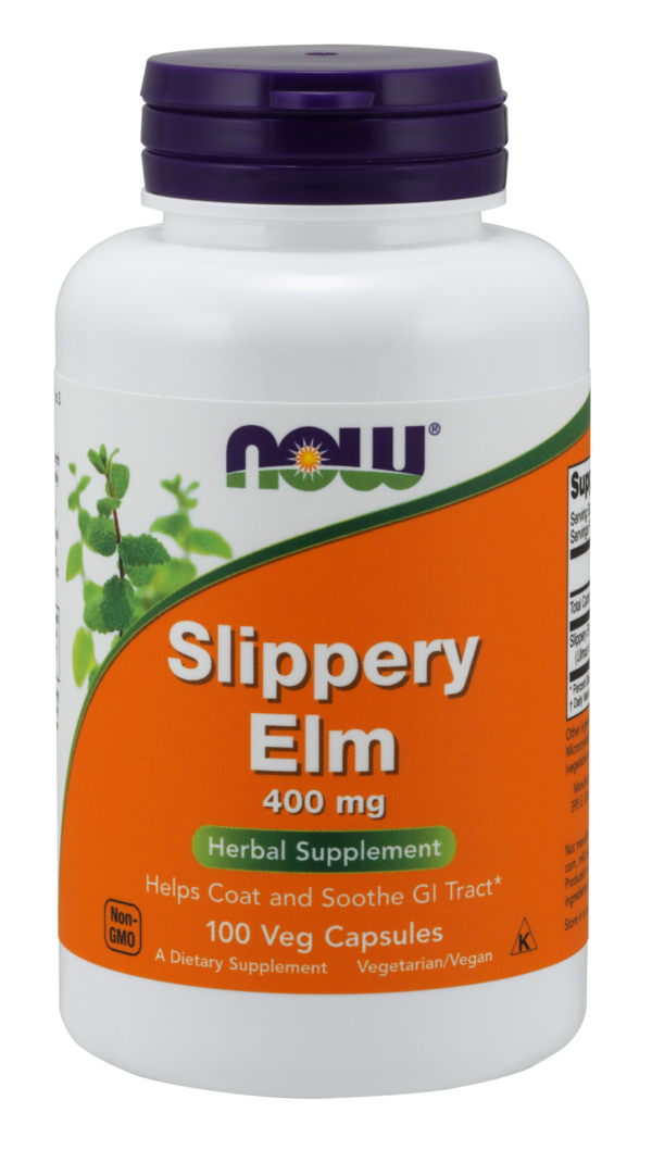 Slippery Elm 400 mg - 100 Veg Capsules