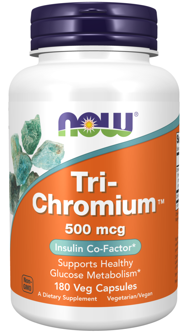 Tri-Chromium™ 500 mcg with Cinnamon - 180 Veg Capsules