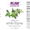 White Thyme Oil - 1 fl. oz. - Image 2