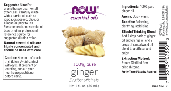 Ginger Oil - 1 fl. oz. - Image 2