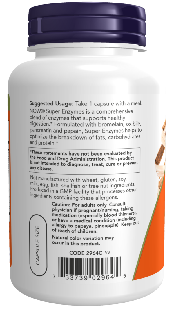 Super Enzymes - 180 Capsules - Image 3