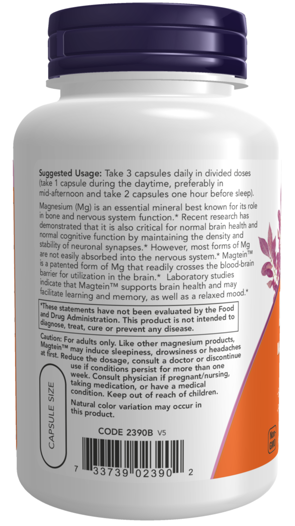 Magtein™- 90 Veg Capsules - Image 3