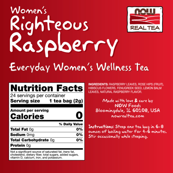 Women's Righteous Raspberry Tea - 24 Tea Bags - Image 2