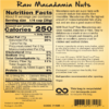 Macadamia Nuts, Raw & Unsalted - 8 oz. - Image 2