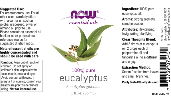 Eucalyptus Globulus Oil - 1 fl. oz. - Image 2